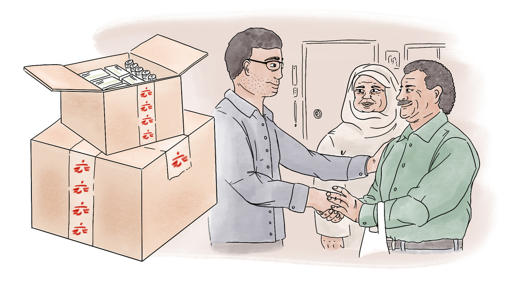In 2014 nam Mohammad contact op met Artsen Zonder Grenzen. Hij legde hen het lot uit van de nierpatiënten in Syrië.